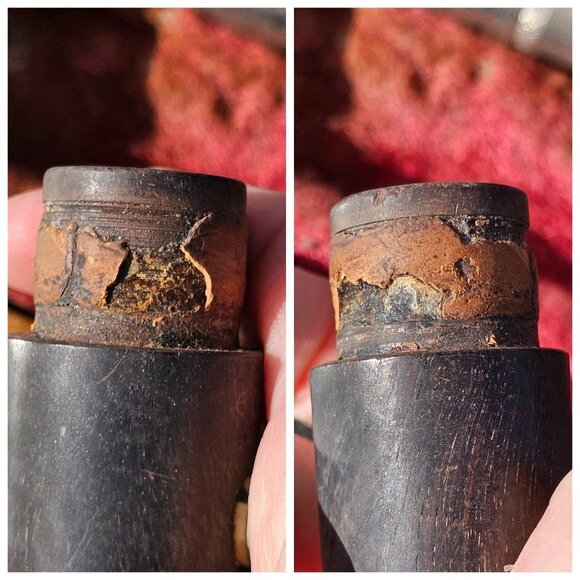 VTG Tempertone Clarinet France And Case FOR PARTS REPAIR Grenadilla Wood  6004 - Picture 14 of 16